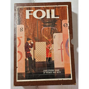 1968 Foil Challenging Game Of Words And Wits 3M Bookcase Game 100% Complete